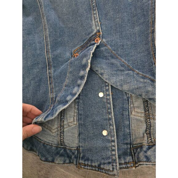 Billy Blues Jean Denim Jacket Vintage Size‎ Large Medium Y2K - Picture 7 of 10